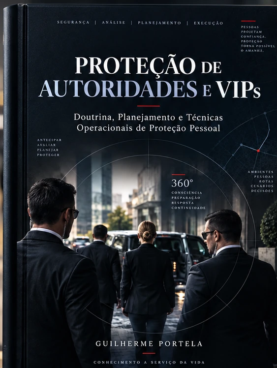 Capa do livro Proteção de Autoridades e VIPs de Guilherme Portela